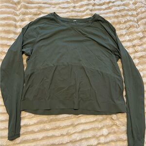 Lululemon Women’s Long Sleeve - Olive Green